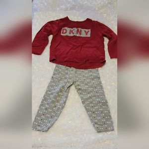 DKNY toddler pants outfit size 2T